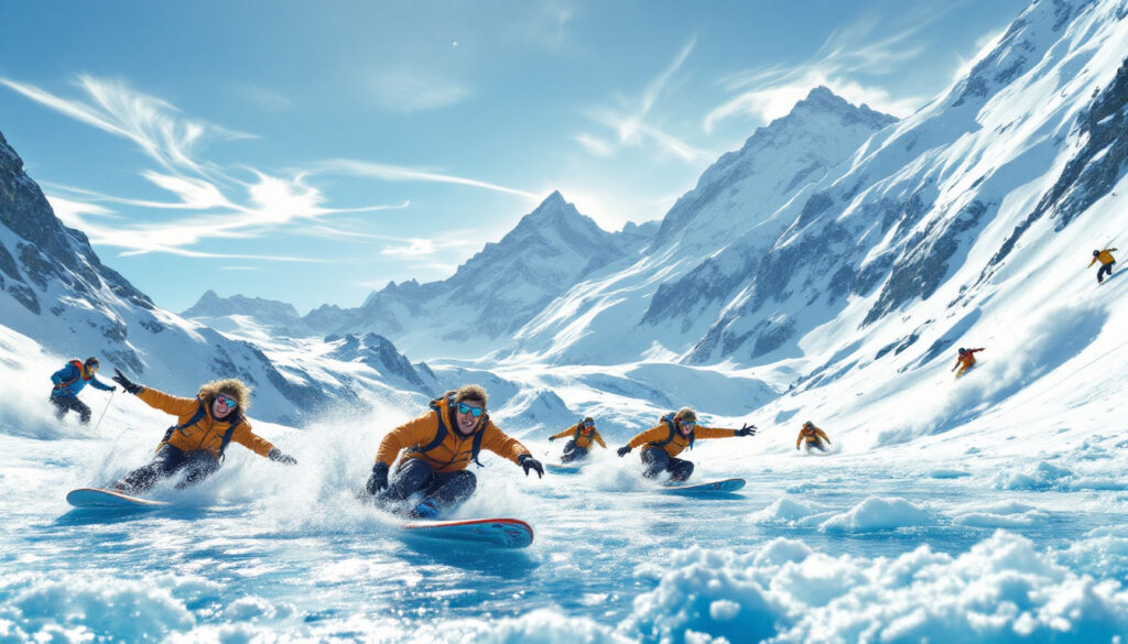 vivez des émotions fortes avec montagne en scène au pathé wilson : un festival de films captivants sur le surf de glacier, la splendeur du mont-blanc et des aventures de freeride inoubliables, pour tous les passionnés de montagne.