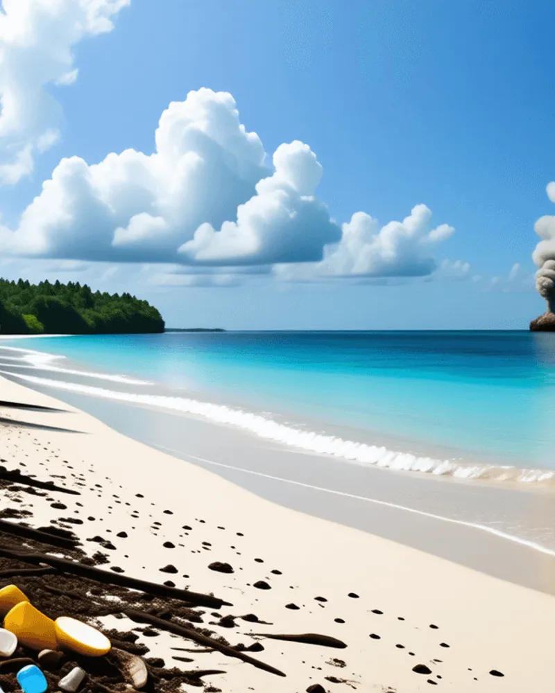 Une plage caribéenne de renommée mondiale en danger face à la pollution