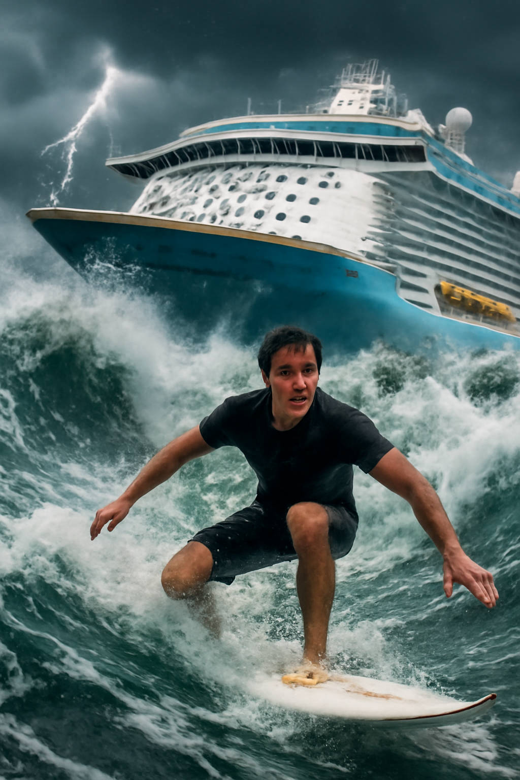 découvrez l'incroyable récit de mes mésaventures en surf lors d'une croisière royal caribbean. entre vagues tumultueuses et situations cocasses, plongez dans un récit humoristique et captivant d'un échec total sur les flots.