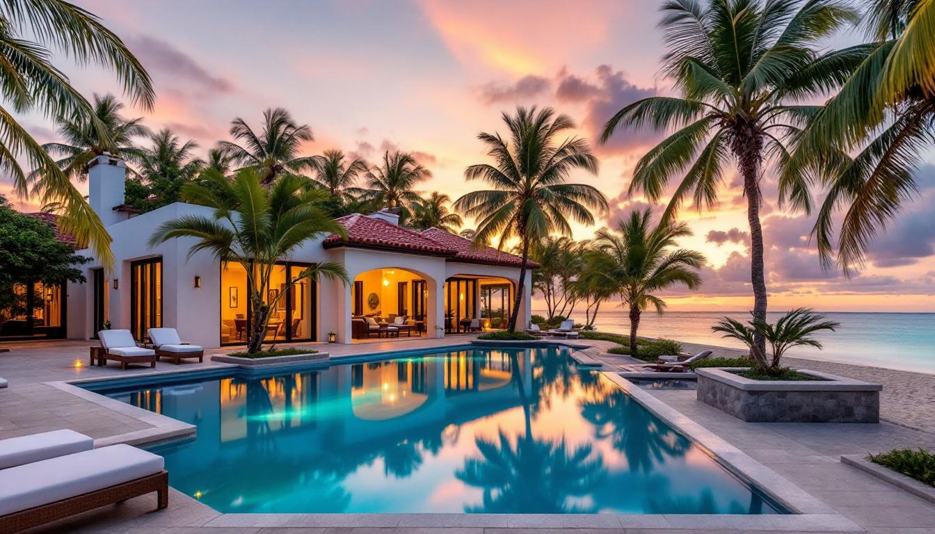 découvrez le confort luxueux de la villa atria à saint-françois. optez pour une location de villa de prestige pour des vacances inoubliables au cœur d'un cadre idyllique.