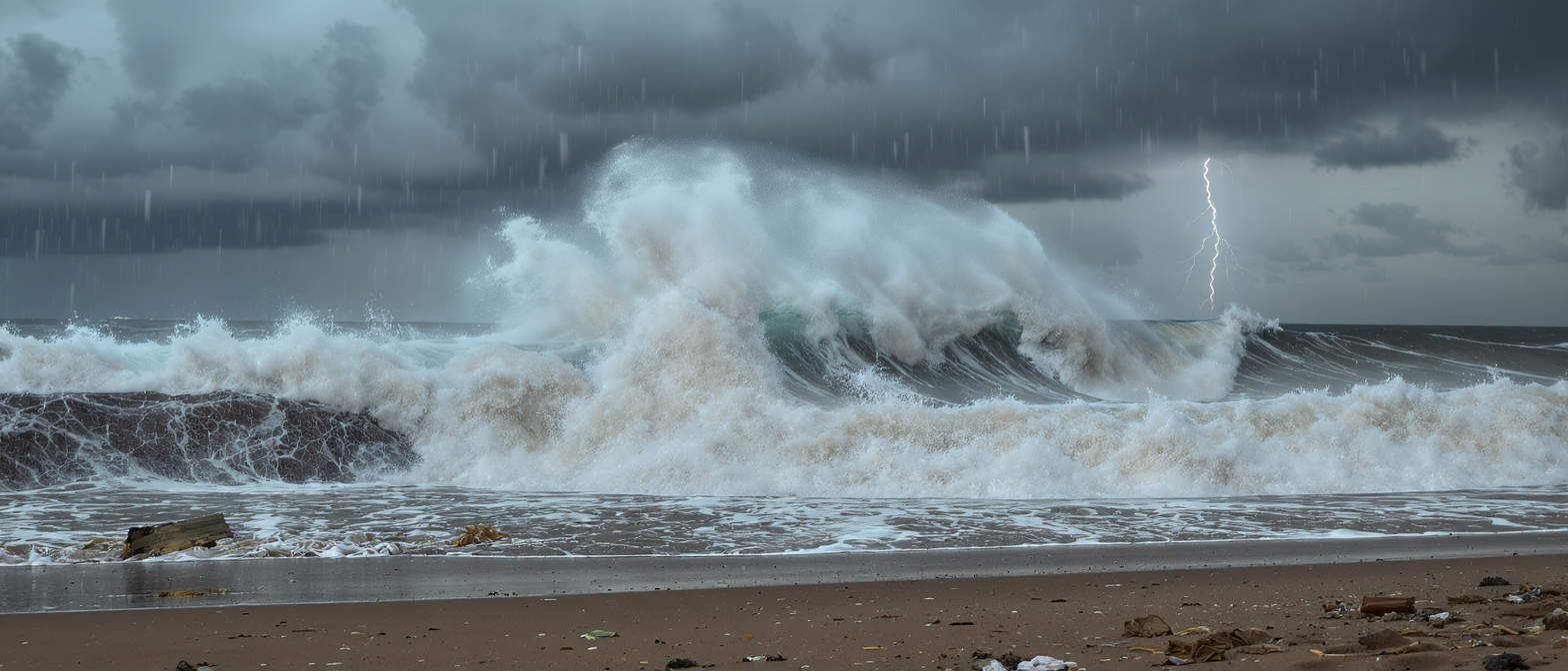 maria menace les îles sous-le-vent avec sa puissance, tandis que la tempête jose génère de fortes vagues frappant les plages du nord-est des états-unis, provoquant inquiétude et vigilance dans les zones côtières.