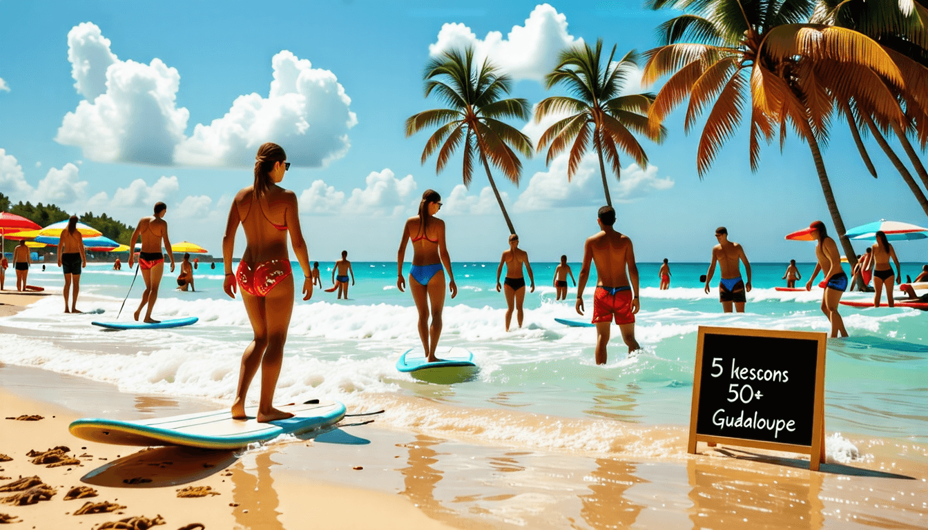 découvrez les tarifs des leçons de surf en guadeloupe et choisissez la formule qui vous convient le mieux. que vous soyez débutant ou surfeur expérimenté, trouvez des options adaptées à votre niveau et à votre budget pour profiter des magnifiques vagues de l'île.