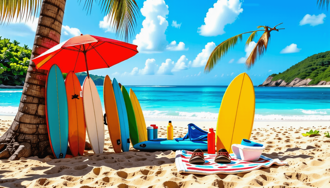 découvrez les équipements essentiels pour profiter pleinement de votre expérience de surf en guadeloupe. que vous soyez débutant ou surfeur expérimenté, retrouvez notre guide sur les planches, combinaisons et accessoires indispensables pour rider les vagues de cette magnifique destination.