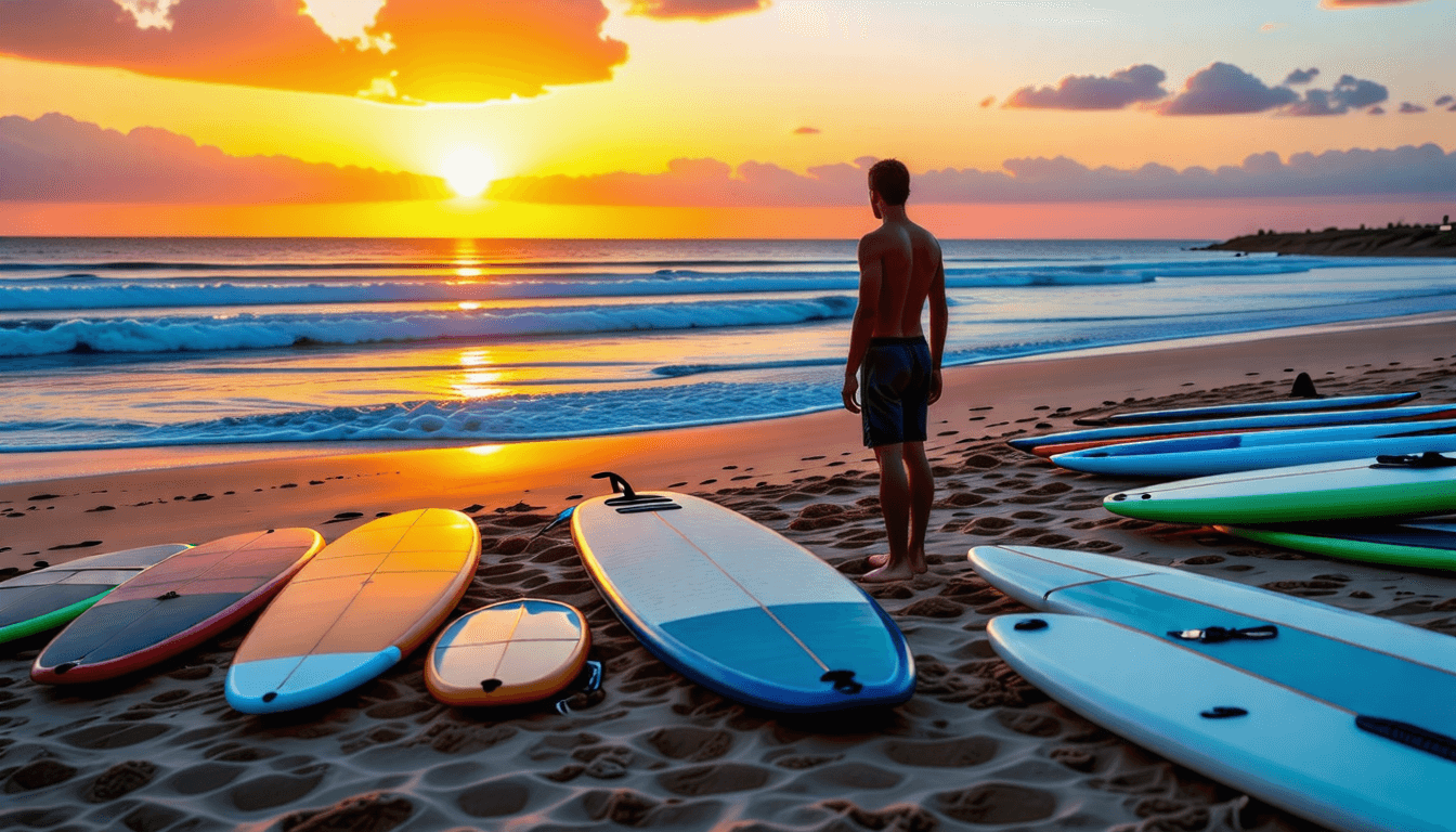 découvrez comment choisir la planche de surf idéale pour débuter. que vous soyez novice ou que vous souhaitiez perfectionner votre technique, nos conseils vous aideront à sélectionner la planche adaptée à votre style et à vos besoins. lancez-vous dans l'aventure du surf avec confiance !