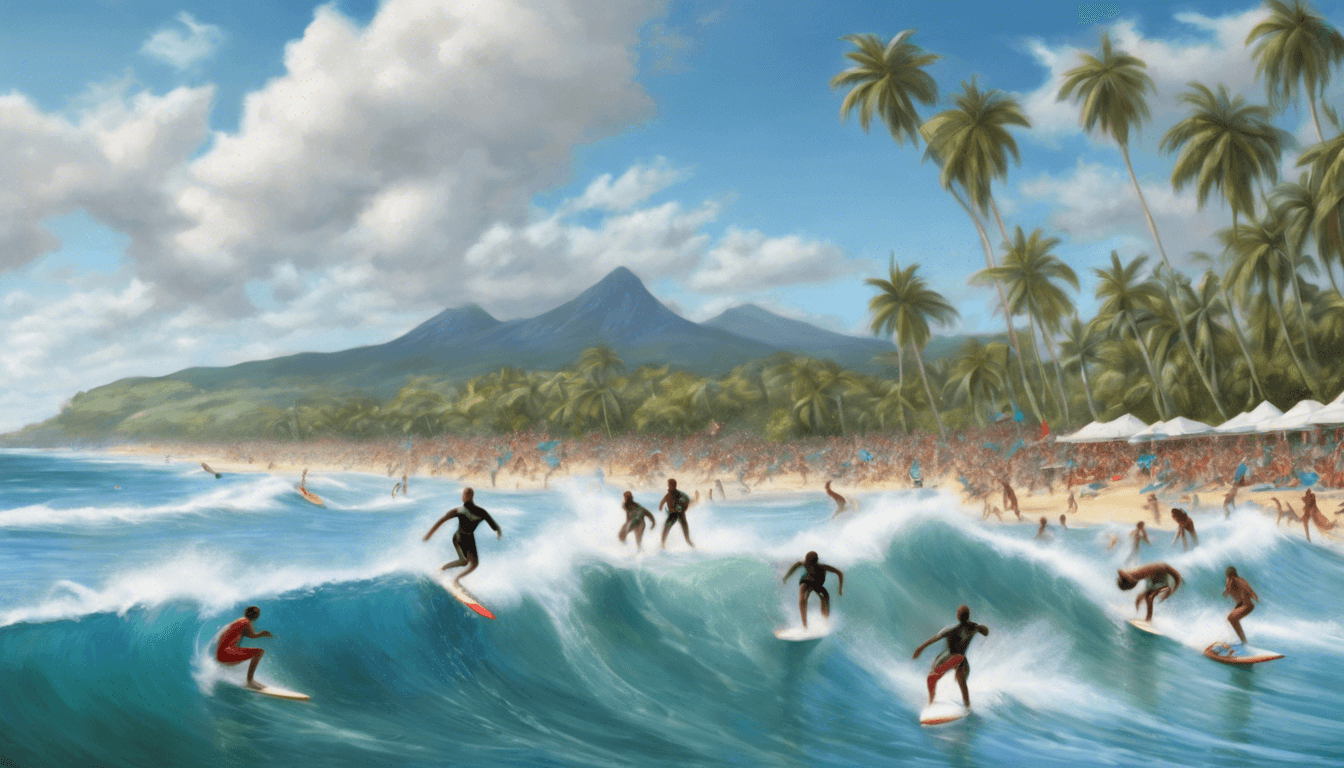 participez à un événement inoubliable ce dimanche avec le 2e open territorial de surf en martinique ! profitez de compétitions palpitantes, d'exhibitions incroyables et d'une ambiance festive sur les magnifiques plages de l'île. ne ratez pas cette occasion de vivre la passion du surf et de découvrir les talents locaux !