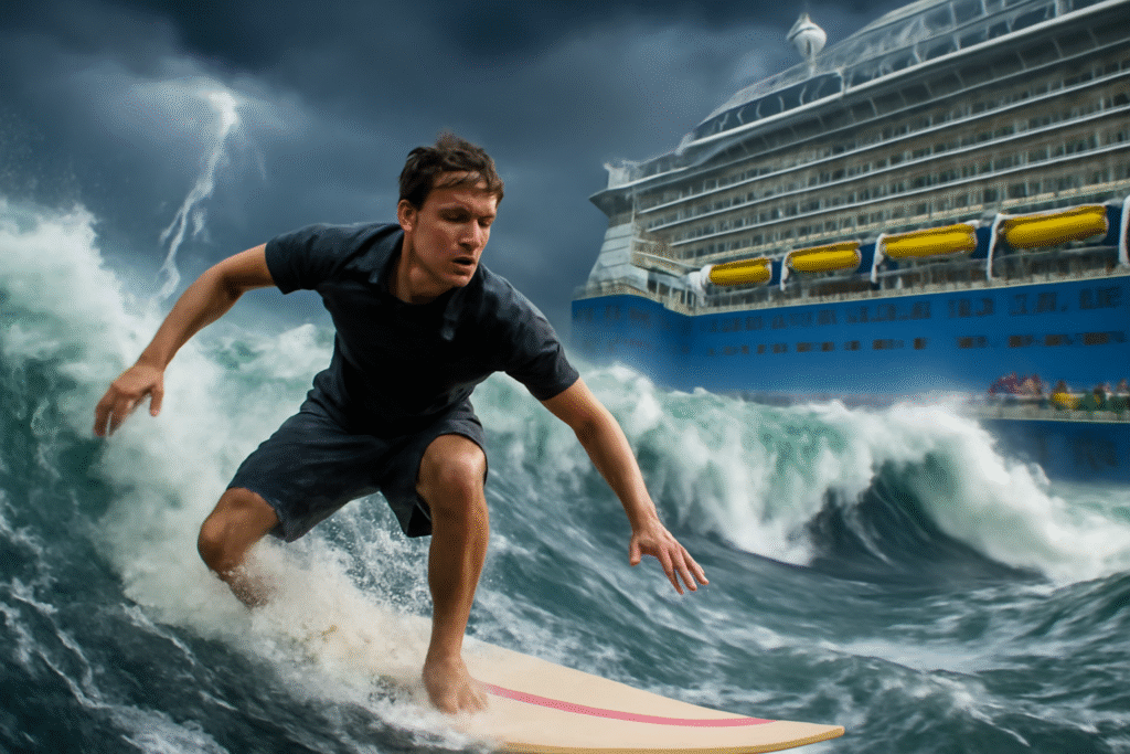 découvrez le récit hilarant et désastreux de mon expérience de surf à bord d'un bateau de croisière royal caribbean. entre vagues tumultueuses et moments inoubliables, plongez dans cette aventure qui met à l'épreuve mes compétences aquatiques et mon sens de l'humour !