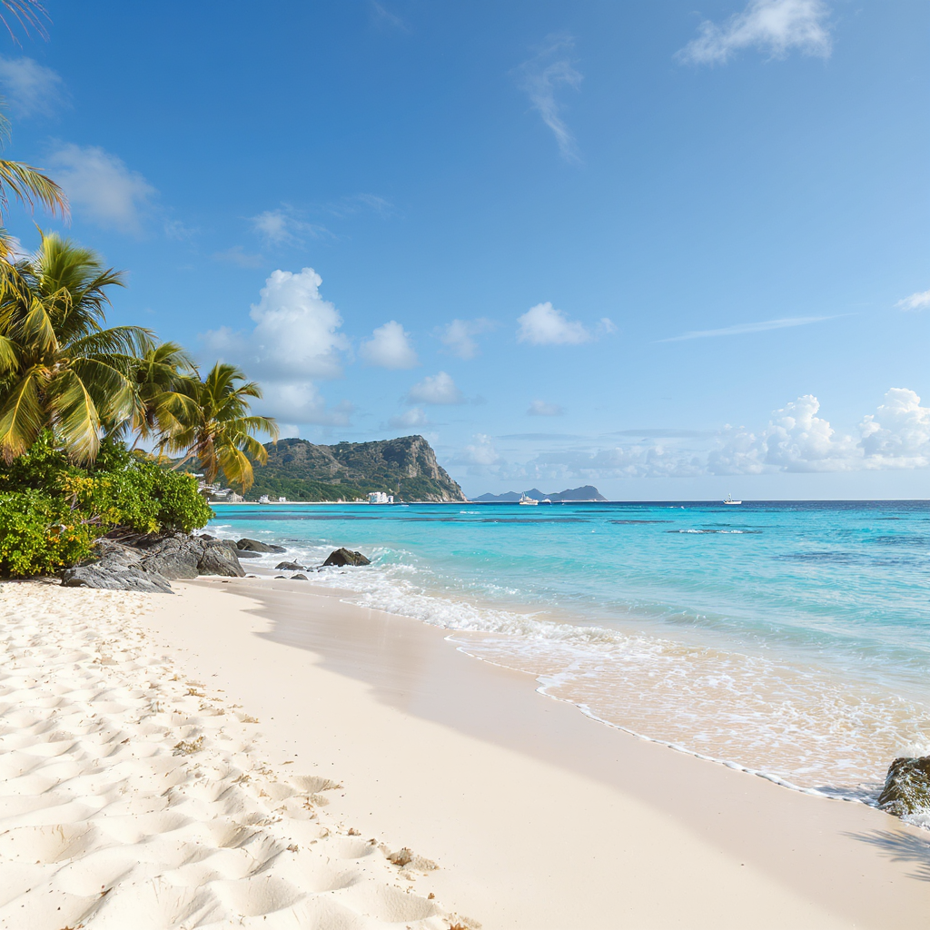 découvrez long bay beach à tortola, un véritable paradis caribéen où un kilomètre de plages de sable fin et de vagues douces vous invite à la détente et à la solitude. profitez d'une escapade inoubliable au cœur de la nature en vous laissant bercer par le bruit des vagues. parfait pour les amateurs de tranquillité et de beauté naturelle.